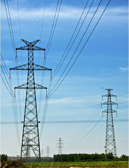 Steel Transmission Line Tower