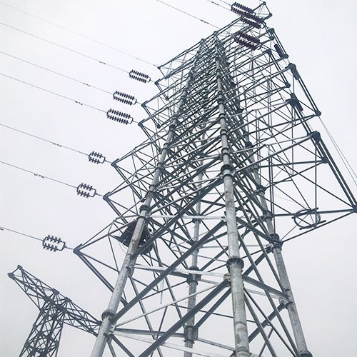 Steel Transmission Line Tower